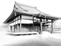 Buddistischer Tempel im Japanischen Garten Düsseldorf