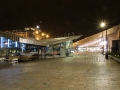 Salt & Tasty und centraal station Rotterdam Nachtaufnahme