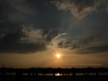 Sonnenuntergang Duesseldorf am Rhein 0002