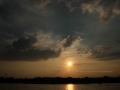 Sonnenuntergang Duesseldorf am Rhein 0006