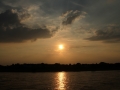 Sonnenuntergang Duesseldorf am Rhein 0011