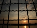 Sonnenuntergang Duesseldorf am Rhein 0024