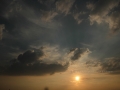 Sonnenuntergang Duesseldorf am Rhein 0007