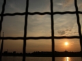 Sonnenuntergang Duesseldorf am Rhein 0023