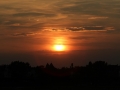 Sonnenuntergang Duesseldorf am Rhein 0048